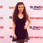 Amber Doig Thorne Instagram – Loving life on the red carpet for the #Baywatch #SlowMoChallenge in LA 😍 Los Angeles, California
