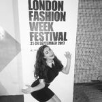 Amber Doig Thorne Instagram - Living the Luxe life at London Fashion Week ❤️Trying to #filltheworld with cute photos from my @instaxhq #instax #mini9 😍