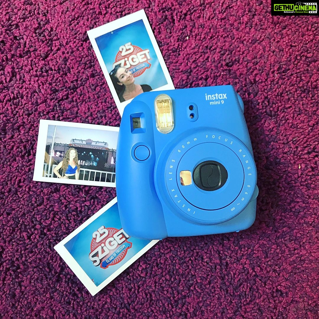 Amber Doig Thorne Instagram - I had the most amazing time at @szigetofficial - keeping my memories alive with my @instaxhq #mini9 ππΈβοΈ#instax1of1 #ad #instax Sziget Festival Official