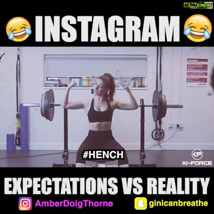 Amber Doig Thorne Instagram - TAG SOMEONE WHO WORKS OUT! 💪🏼 • Follow @AmberDoigThorne for more!! •