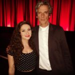 Amber Doig Thorne Instagram - #PeterCapaldi was happy to see me, honestly... 😅 Lovely chatting to him at the #DrWho #Christmas special advance screening 🙌🏼