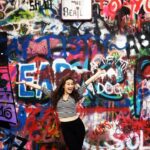 Amber Doig Thorne Instagram - John Lennon Wall in Prague ❤️