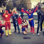 Amber Doig Thorne Instagram - Such a great day filming with this lot! SQUAD 😎
