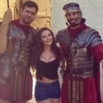 Amber Doig Thorne Instagram – Throwback to chilling with these Roman soldiers in Croatia 😎 Split, Croatia