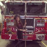 Amber Doig Thorne Instagram - When I was a firewoman for the day 🇺🇸 FDNY EMS Station 7