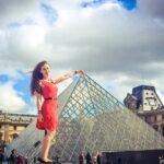 Amber Doig Thorne Instagram - Cheeky Louvre tourist photo 👌🏼 #louvre #paris #france #europe #summer #2015 #nofilter #student #museedulouvre Musée du Louvre
