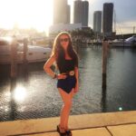 Amber Doig Thorne Instagram – Take me back to Miami ☀️ 🇺🇸🥰#throwback #miami #usa #summer #vacation #tanned Port of Miami