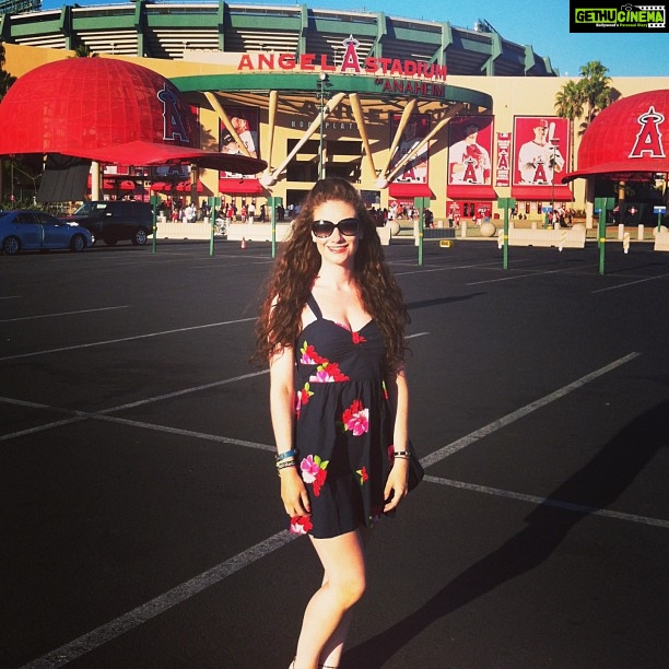 Amber Doig Thorne Instagram - #anaheimangels #baseball #tampabayrays #anaheim #la #california #summer #instagood #instalove Angel Stadium
