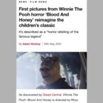 Amber Doig Thorne Instagram - Winnie The Pooh: Blood and Honey is trending worldwide! 😍🩸🍯 Check the 2nd slide for new exclusive stills from the movie 👀🙈 Swipe right to see some of our global news coverage from; Rolling Stone, NME, Fox News, New York Post, Huff Post, Entertainment Today, Variety, CNN, IGN, The Independent, Metro, Lad Bible, Hypebeast and more 🔥 I had an amazing time shooting this film with the fabulous @jaggededge_productions, and can’t thank the wonderful cast and crew enough for such an incredible experience ❤️ Cast: @amberdoigthorne, @_mariataylor, @natasharosemills, @danielle.ronald, @therealnatashatosini, @maygkelly, @craigddowsett, @chriscordelluk, _nikolaileon_, @wandering_white_rabbit, @baochikka1 Crew: Director @rhys_frake_official Producer @scottjeffreyproducer DOP @vince.knight First AC @joanna_cuper Second Ac @adam_h_beal Sound @cali_mcnally Gaffer @getrichac Spark @alexc727 First Ad @hunterchaus Focus puller @lukegee_film #winniethepooh #winniethepoohbloodandhoney #winniethepoohhorror #winniethepoohedits #pooh #poohfilm #poohmovie #winniepooh #winniepoohfilm #winniethepoohmemes #indiefilm #indiefilmmaking #indiefilmmaker #indiefilmhustle #indiefilms #indiefilmmakers #indiefilmaker #independentfilm #independentfilmmaker #independentfilms #independentfilmmaking #independentfilmmakers #independentmovie #indiemovie #indiemovies #horrormovies #horrorfilm #horrorfilms #horrormovie #horrorcommunity 100 Acre Woods