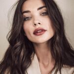 Amy Jackson Instagram - In front of the lens of the next level talented ( and next level loveliest through & through ) @damon_baker for @armanibeauty - Thankyou for the funniest most fabulous five minutes of ‘can you snort like a pig for me’ and hysterics 📸 Wearing my number 1 #LuminousSilk #ArmaniBeauty