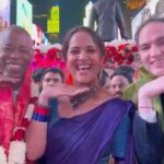 Anasuya Bharadwaj Instagram - What an extremely honourable and eventful time at the #Timesquare !! Batukamma pandaga New York nagaramlo!! I feel extremely proud to have graced this successful celebrations “Bangaru Batukamma” as a Telangana Aadapaduchu 🥰organised by #TANA Thank you @nycmayor Sir @nycmayorsoffice for allowing this to happen and for being such an adorable self! Thanks to @dilipchauhanny Sir!! Thanks to @peoplemediafactory Vishwa Prasad Sir for considering me to be representing at this event.. Thank you @ujwal_kasthala !!! You know what you are to me!! And cannot thank enough all you lovely people of #TANA especially all you gorgeous women!!! I had a fantastic time!!! 🌸🌺❤️ Time Square New York City