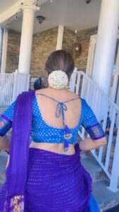Anasuya Bharadwaj Instagram - 🦚 @gaurinaidu 💙 @bcos_its_silver 💜 New Jersey