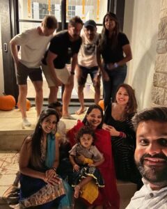 Anasuya Bharadwaj Instagram - And the Diwali evening 🪔🥳 Away from Home but at a Home away from Home.. Hope everyone had a Fab Festive time!! Austin, Texas
