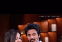 Anjana Rangan Instagram - 1.. 2… Selfie!! ❤️So many years of knowing him on and offscreen and finally a proper picture 😃❤️ #Prince @sivakarthikeyan 🔥 📸 : @kensphotography_2017
