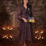 Anjana Rangan Instagram - Thank you @fab_stars_iconic_awards for the Favourite Anchor award! Truly means a lot🙏❤️ 📸: @clickfactory_photography @itsmathewambrose