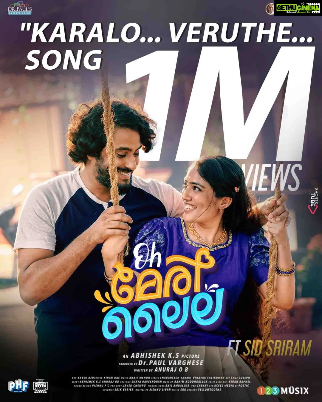 Antony Varghese Instagram - Thank you for the 1 Million Love 💕