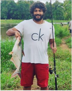Antony Varghese Instagram - If you want to know the real meaning of patience, you should go for fishing.Even though it’s a never-ending wait but the happiness comes from hearing the ring of the bell, when a fish gets caught ,is like peeing after holding it for a long time- Antony Varghese.......fish 🎏: vaalakoori.... Gracias....