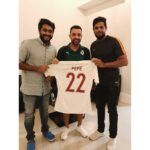 Antony Varghese Instagram – Xavi Iniesta xavi iniesta xavi iniesta…… finally Goal….
This is what came to my mind when i met him thank you @xavi for this pepe joursey  thank you @imvijayan for this meet up