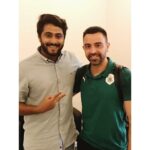 Antony Varghese Instagram – Xavi Iniesta xavi iniesta xavi iniesta…… finally Goal….
This is what came to my mind when i met him thank you @xavi for this pepe joursey  thank you @imvijayan for this meet up