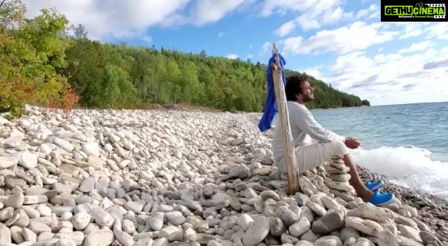 Antony Varghese Instagram - Serene!!! Miller lake makes the travel freak inside me super happy and thrilled. Can’t wait to go back #beachperson #happysoul #thankful #canadadiaries #sancharam
