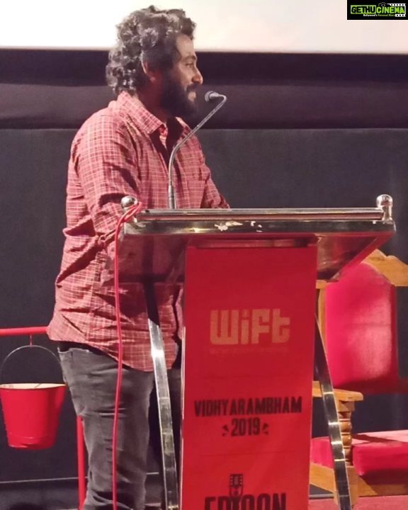 Antony Varghese Instagram - Truly honored and humbled to receive this award and blessing from the legendary filmmaker K.G.George sir