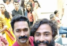 Antony Varghese Instagram - With asif ikka @arjun_ashokan engagement @asifali Gold Souke. Kochi