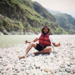 Antony Varghese Instagram - Along River Sutlej, Shimla #traveldiaries #wanderlust Shimla Rafting Region Sutlej River