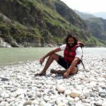 Antony Varghese Instagram - Along River Sutlej, Shimla #traveldiaries #wanderlust Shimla Rafting Region Sutlej River