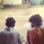 Antony Varghese Instagram - Swathanthdryam Ardha Rathriyil movie stills.... Niit shoot... food adikkal with Chemban bro and vinayakan bro... @v9india and @chembanvinod 🙂 Trivandrum, India