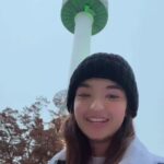 Anushka Sen Instagram - Hi from Seoul🇰🇷🕺 #SenInSeoul N서울타워 - N SeoulTower