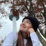 Anushka Sen Instagram - I Seoul U 💜🫰#SenInSeoul N서울타워 - N SeoulTower