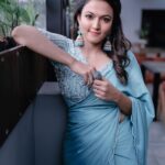 Aparna Das Instagram – Feeling blue-tiful ! 💙
.
📸 @jishnu.sidharth
🥻 @aanunobbyofficial
💄 @makeover_by_gayathri_
Earings @shoptoupgrade