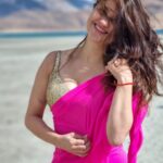 Archana Instagram – It’s a #sun #day Pangong Lake, Ladakh