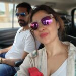 Archana Instagram - With you @akshaysharma1 Right beside me Life is FULL & FUN. 🤗😚🙏💜 Jaisalmer - The Golden Heaven