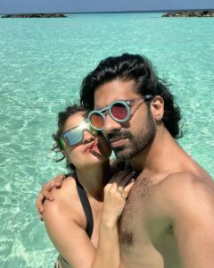 Archana Instagram - May we all be surrounded by an #ocean of #love 
.
.
.
#sun #sand #maldives #travel #couplegoals #us #youandi