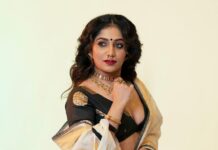 Arya Instagram - വിഷു 2022 ❤️ Concept & styling @sabarinathk_ Captured by @vivekmenonphotography MUA @mukeshmuralimakeover Saree @supriya_weavers_kuthampully Jewelry @meralda.jewels Studio @maxxocreative Special thanks @pranavraaaj @huwais.m #vishu2022 #celebration #keralam #newyear #loveandprosperity #picoftheday