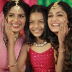 Arya Instagram - Happiness ❤️ My 🌎… @anjanasatheeshps @prema.satheesh #babyroya 📸 @weddingelementsphotography #myworld #happiness #allaboutlove #positivity #pillars #mylife #smile #aryabadai