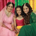 Arya Instagram - Happiness ❤️ My 🌎… @anjanasatheeshps @prema.satheesh #babyroya 📸 @weddingelementsphotography #myworld #happiness #allaboutlove #positivity #pillars #mylife #smile #aryabadai