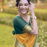 Athulya Ravi Instagram – Being happy never goes out of style !! #happyfriday #sareelove #beingtraditionalismyfav💕 #yellove !! Styled by @indu_ig 👗
Shot by @parvathamsuhasphotography 📸
H&M @mua_vijisharath @makeup_sharathbhushan ❤️
Saree @sundari_silks 🥻
Blouse @vkfashion2018 🥰