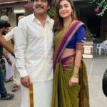 Avantika Mishra Instagram – Had the honour of working with the sweetest, most gracious co-star ever. The OG #Nagarjuna sir. 🥰🌸 Hyderabad