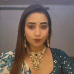 Bhanu Sri Mehra Instagram – 🦋

Outfit by : @riya_designing_studio 
Jewelry; @silversashti 

#instagramreels #Instagram #trending #instagood #bhanusree🔥❤️