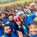 Bhanu Sri Mehra Instagram – Won 🏆  hyeeee💙 
@tanishalladi @samratreddy @sreeramachandra5 @vishwa @raviprakash.actor @syedsohelryan_official 

#instagram #instafashion #won #ccc #cricket #match 
#game #lovegame #anantapur