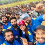 Bhanu Sri Mehra Instagram - Won 🏆 hyeeee💙 @tanishalladi @samratreddy @sreeramachandra5 @vishwa @raviprakash.actor @syedsohelryan_official #instagram #instafashion #won #ccc #cricket #match #game #lovegame #anantapur