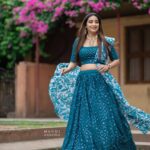 Bhanu Sri Mehra Instagram - To look good, one must feel good 🦋 Wearing: @riya_designing_studio Jewelry: @silversashti Click: @manoj_gangula #actorslife #tollywoodactress #telugupilla #busy #halfsaree #love #bhanusree🔥❤️