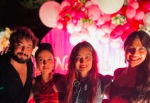 Bhanu Sri Mehra Instagram - Happy birthday 🎂 @nandini.rai stay blessed 😇 lots of love 💗 #party #time #weekendvibes #goidvibes #friends