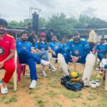 Bhanu Sri Mehra Instagram - Won 🏆 hyeeee💙 @tanishalladi @samratreddy @sreeramachandra5 @vishwa @raviprakash.actor @syedsohelryan_official #instagram #instafashion #won #ccc #cricket #match #game #lovegame #anantapur