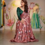 Bhanu Sri Mehra Instagram - Saree love ❤️ @varuni_couture #bhanusree🔥❤️ #sareelove #instagram #instamood #pics #actorslife