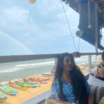 Bhavani Sre Instagram - Did you see the rainbow behind ?😍