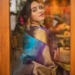 Bhavani Sre Instagram - Shot for: @saaramati Shot by: @vidhyavijay Jewelry: @quillsspills Blouse by: @sajna_bridal_wear_designer Makeup: @thewhimsicalbrushe Hair & draping: @jamunadevraj Styling & creative direction: @theidlytales Content strategist: @hyphenstreak