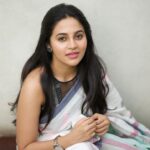Bhavani Sre Instagram - Styling : @style.with.kr Saree : @wrii_studio Blouse: @sayantighoshdesignerstudio